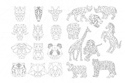 94 Geometric Animals Collection, an Animal Illustration by RHY Studio (Thumbnail 2 of 5)