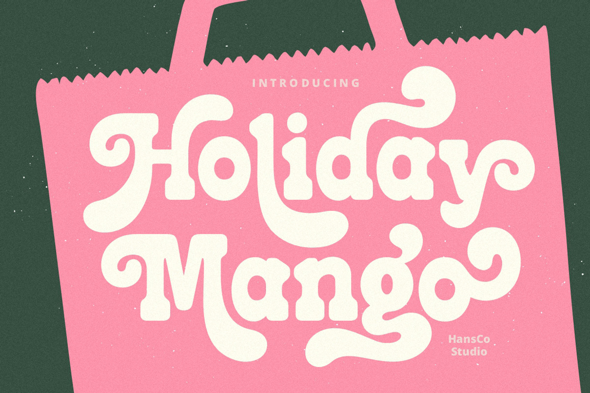 Holiday Mango - Retro Slab Font, a Slab Serif Font by HansCo Studio (Photo 1 of 11)