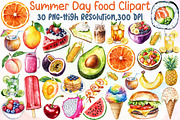 Summer Day Food Clipart, an Illustration by Sublimation Artist (Thumbnail 1 of 6)