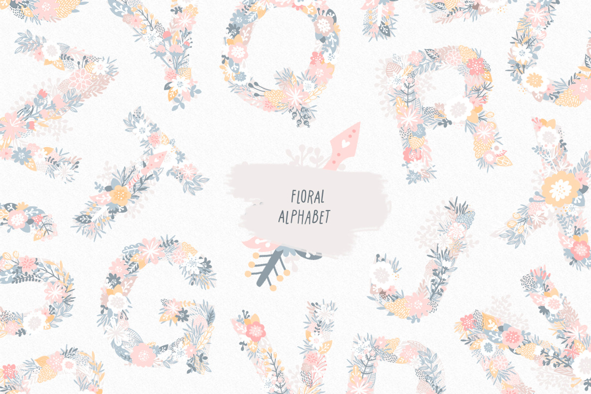 It's a Girl Unicorns and flowers, an Animal Illustration by tatiletters (Photo 5 of 8)