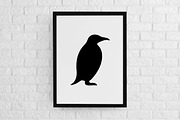 Penguin Silhouette SVG, an Animal Illustration by newminddesign (Thumbnail 2 of 3)