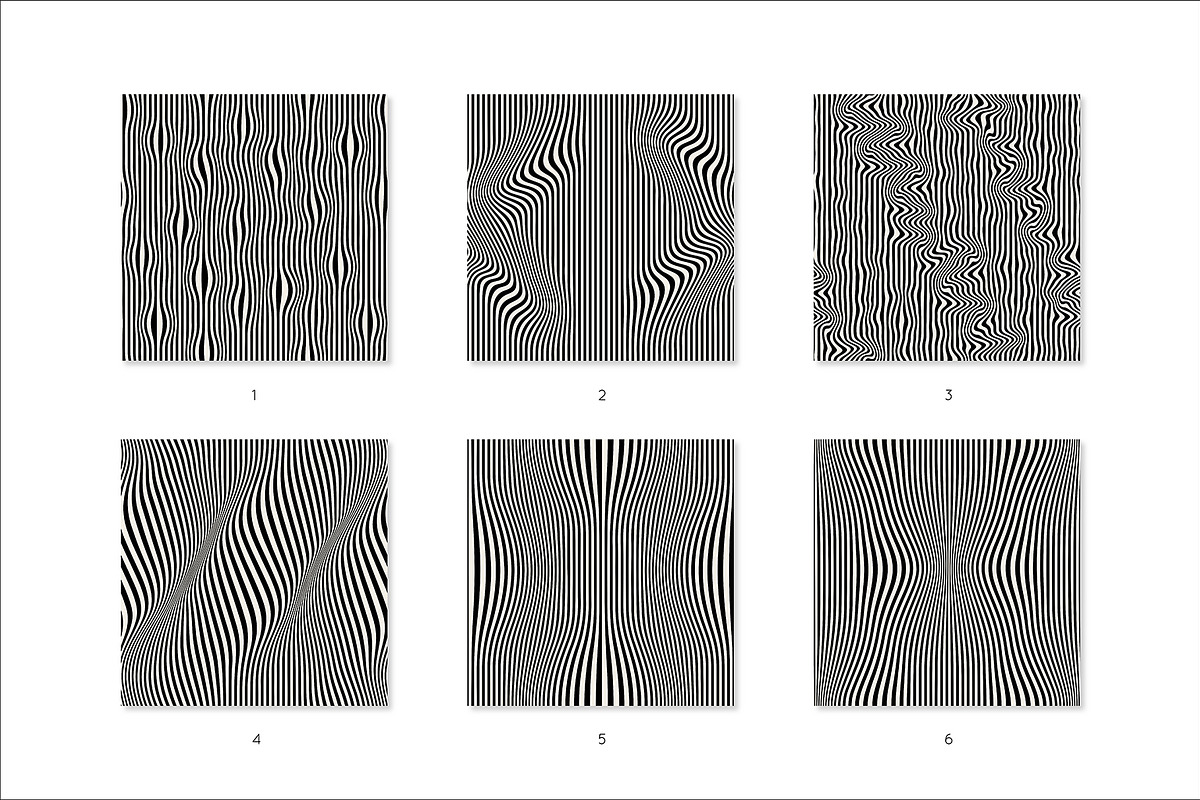 Optic Art | Seamless Patterns, a Pattern Graphic by Curly_Pat (Photo 3 of 5)