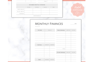 Ultimate Budget Planner BUNDLE! 24pg