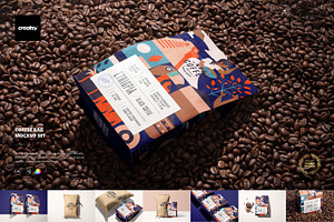 Coffee Bag Mockup Set, a Product Mockup by creatsy5