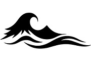 Minimal Wave Silhouette, an Object Graphic by Designer_Momina (Thumbnail 11 of 18)