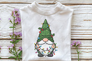 Gnome Christmas Sublimation PNG, an Illustration by CraftArtStudio (Thumbnail 2 of 4)