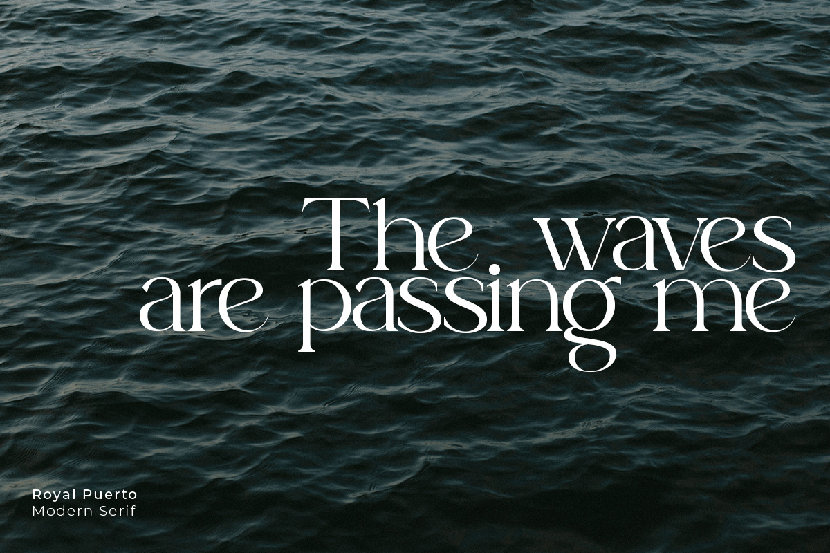 ROYAL PUERTO MODERN SERIF, a Serif Font by The_Type (Photo 9 of 11)