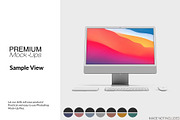 Apple iMac 24” M1 Mockups, a Device Mockup by mock-ups (Thumbnail 13 of 13)
