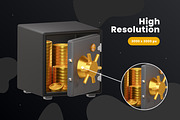Fintech 3D Icons, an Object 3D Model by Azam Creative (Thumbnail 3 of 6)