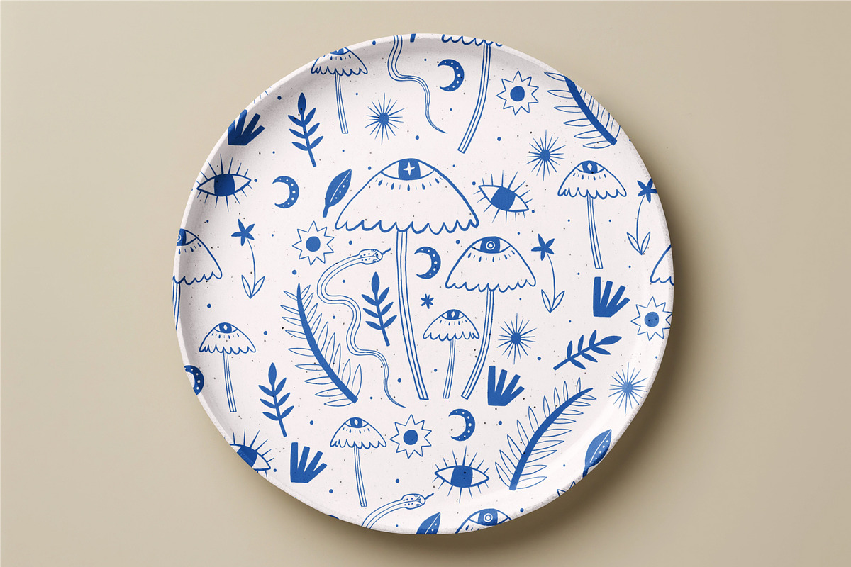 Mushrooms, an Object Illustration by AnkaDrozd (Photo 9 of 13)