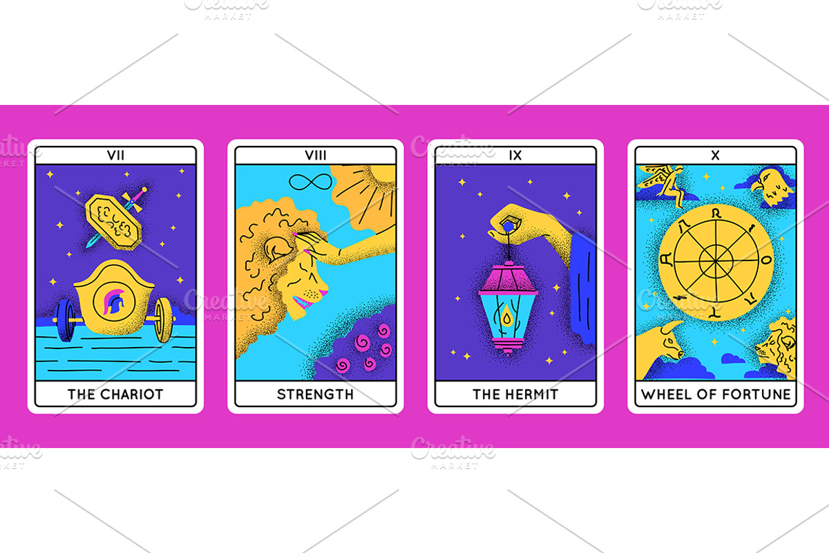 Magical Tarot Cards Major Arcana, an Object Illustration by Bigmouse_art (Photo 3 of 6)