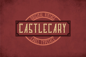 Castlecary Vintage Label Typeface