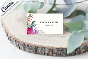 Canva Escort Card Template, an Invitation Template by ShineOnWedding (Thumbnail 5 of 12)