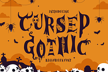 Cursed Gothic - Halloween Font