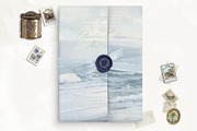 Seashore Printable Vellum Wrap, a Stationery Template by SilverJoyAtelier (Thumbnail 3 of 3)