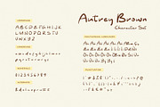 Autrey Brown Handwritten Brush Font, a Handwritten Font by Heinzel Std (Thumbnail 8 of 11)