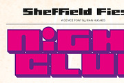 Sheffield Fiesta, a Font by Device (Thumbnail 5 of 9)