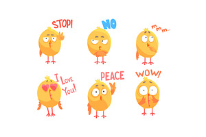 Funny Chicken Character with, an Animal Illustration by TopVectors