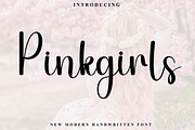 Pinkgirls, a Handwritten Font by FreshTypeINK (Thumbnail 1 of 8)