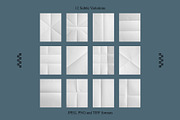 Basic Folds: 12 Paper Textures, a Texture Graphic by The Fake PNG (Thumbnail 3 of 5)