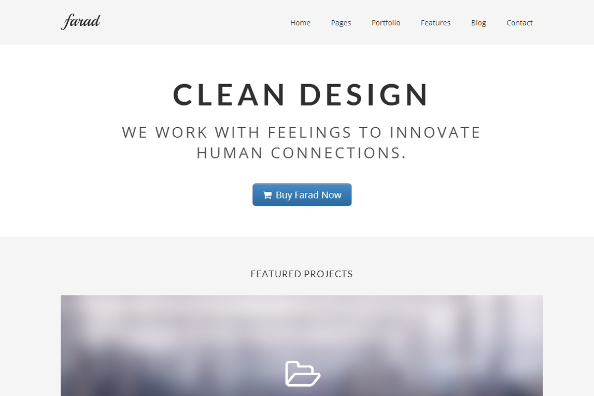Farad WordPress Theme, a WordPress Template by DesignOrbital (Photo 2 of 5)