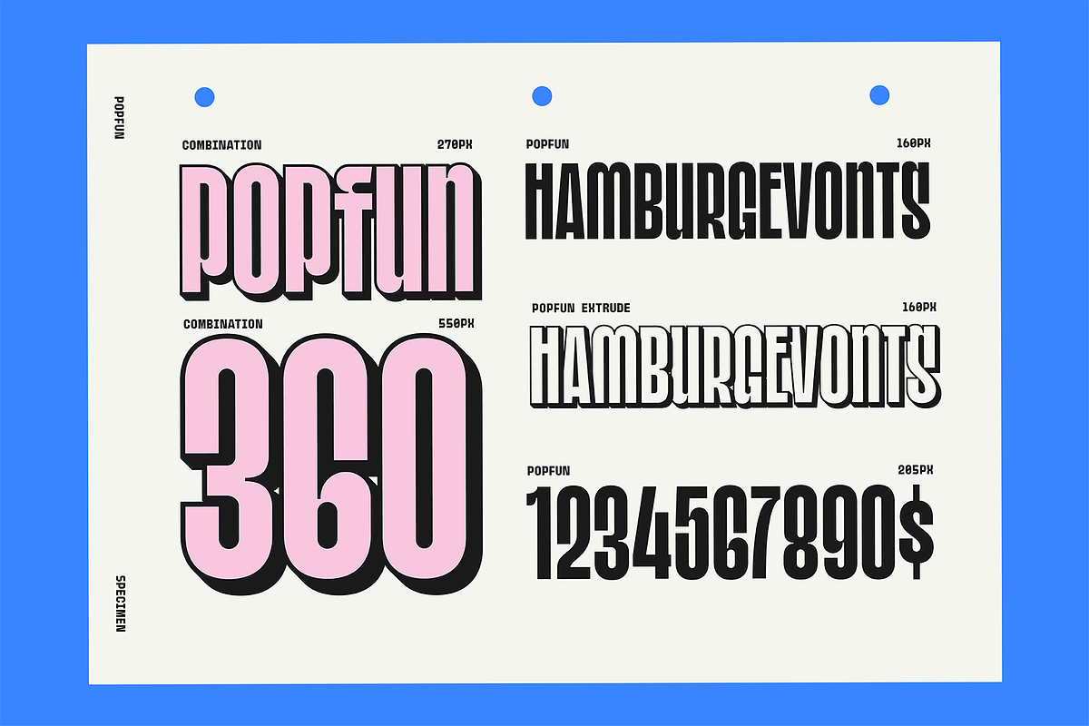 POPFUN - Font Duo, a Font by A.Budianto (Photo 5 of 10)