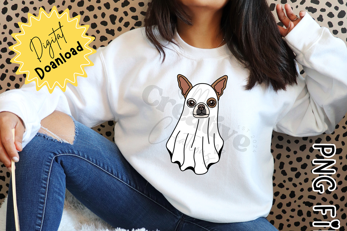 Halloween Ghost Dogs Clipart Bundle, a Graphic by Mrs. Creative Creations (Photo 6 of 8)