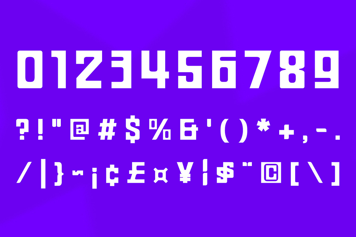 Rayakan - Geometric Display, a Sans Serif Font by Muflieart (Photo 5 of 13)
