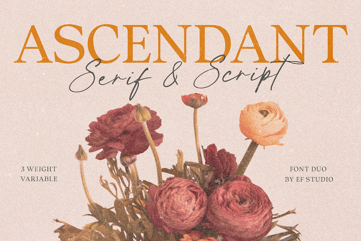 Ascendant | Font Duo, a Handwritten Font by Ef Studio (Photo 1 of 12)