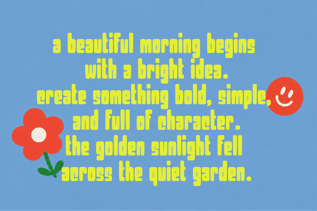 Bouncy Mochi Bold Font, a Handwritten Font by cocodesign (Photo 9 of 9)