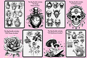 2235 BUNDLE Procreate Stamp Brushes, a Brush Add-On by Revabrush (Thumbnail 5 of 17)