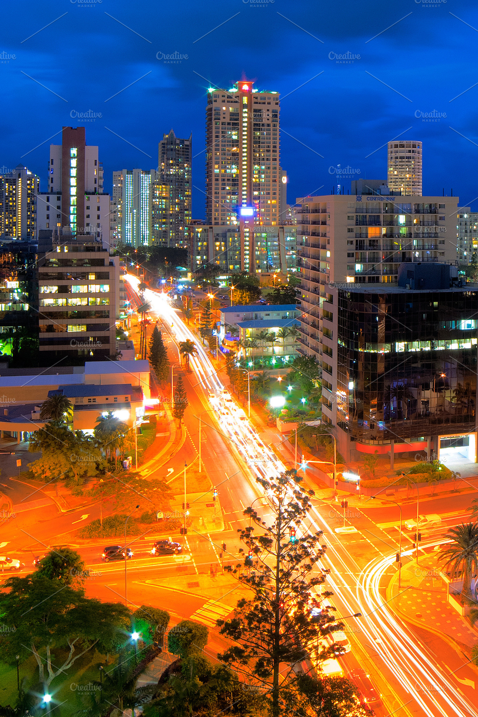 Gold Coast City Night Time