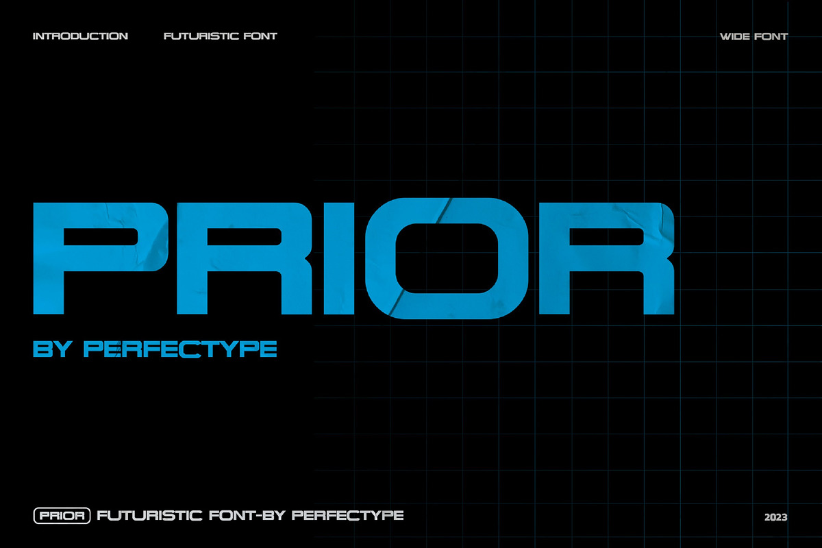 Prior Futuristic Sans Serif Font, a Sans Serif Font by Perfectype (Photo 1 of 10)