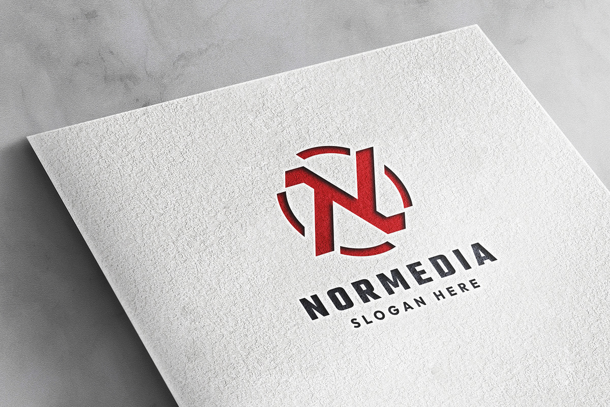 Nor Media Letter N Logo, a Branding & Logo Template by Design_Planet (Photo 4 of 4)