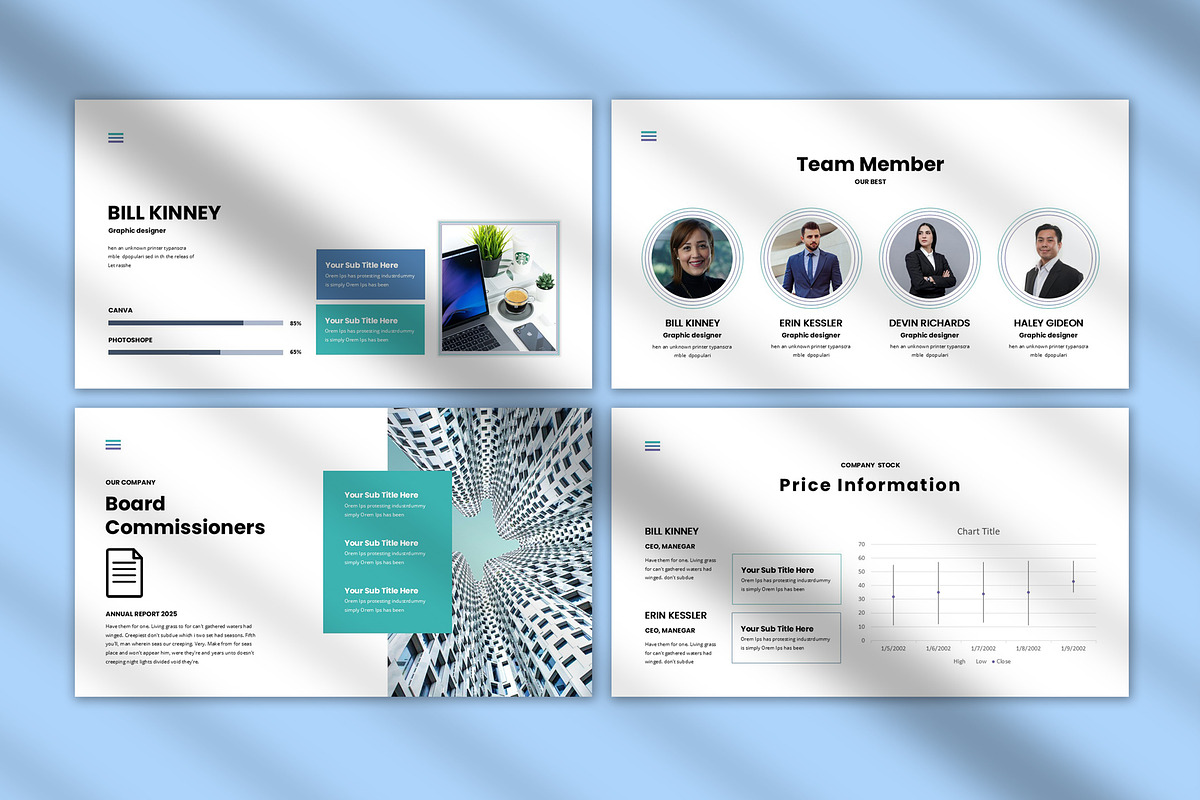 Annual Report Presentation Template, a Presentation Template by Pradaxa (Photo 5 of 10)