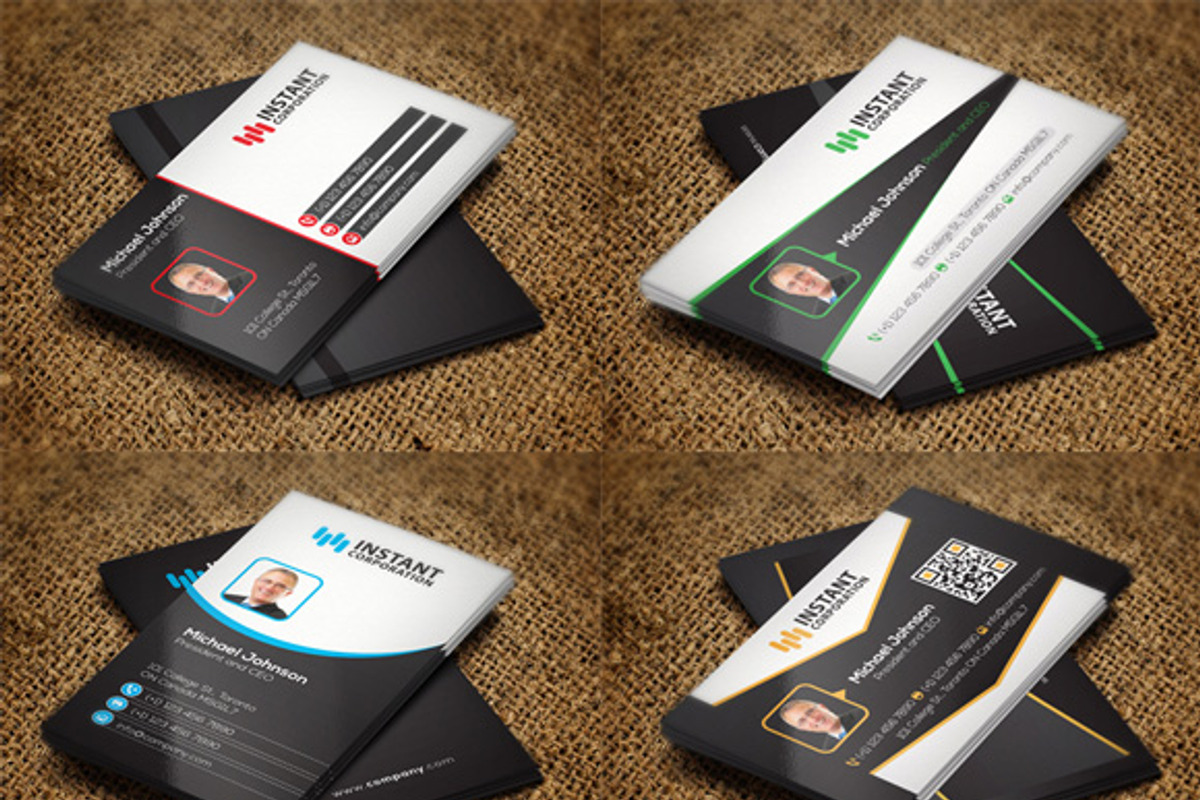 Business Card Pack 1, a Business Card Template by RQ Designs (Photo 4 of 5)