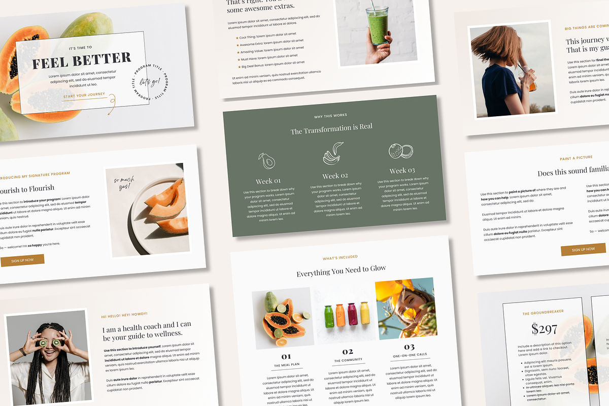 4-in-1 Nutrition Bundle for Canva, a Templates & Theme by Erin Cassidy (Photo 26 of 29)