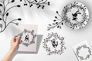 Scandinavian Christmas illustration, an Animal Illustration by Usis (Thumbnail 16 of 16)