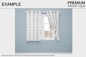 Curtains & Pillows Set