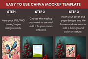Square Christmas Wall Art Mockup, a Merchandise Mockup by LA Design (Thumbnail 6 of 10)