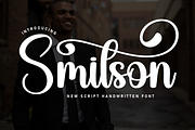 Smitson | Script Font, a Handwritten Font by Scratchones (Thumbnail 1 of 9)