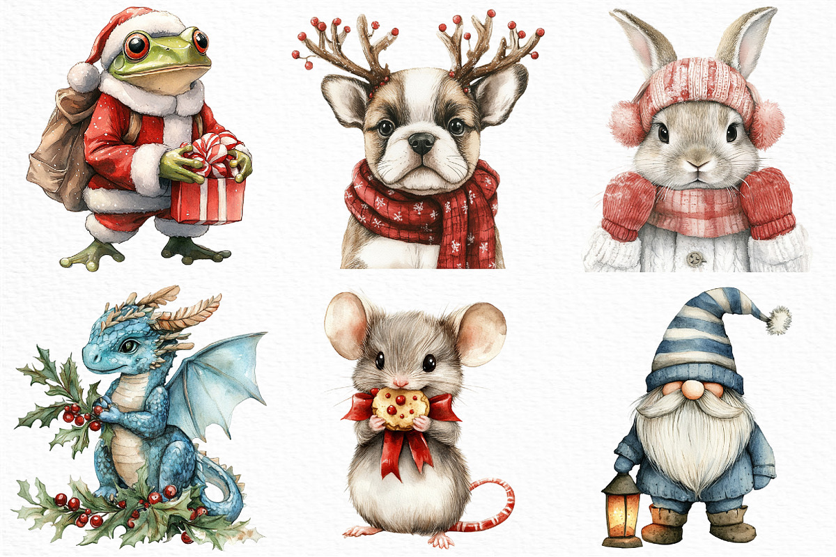 Christmas Characters Png, an Illustration by Craft Nest (Photo 5 of 6)