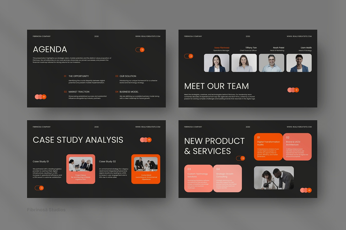 Modern Pitch Deck, a Presentation Template by FIBRINOSÄ (Photo 3 of 6)