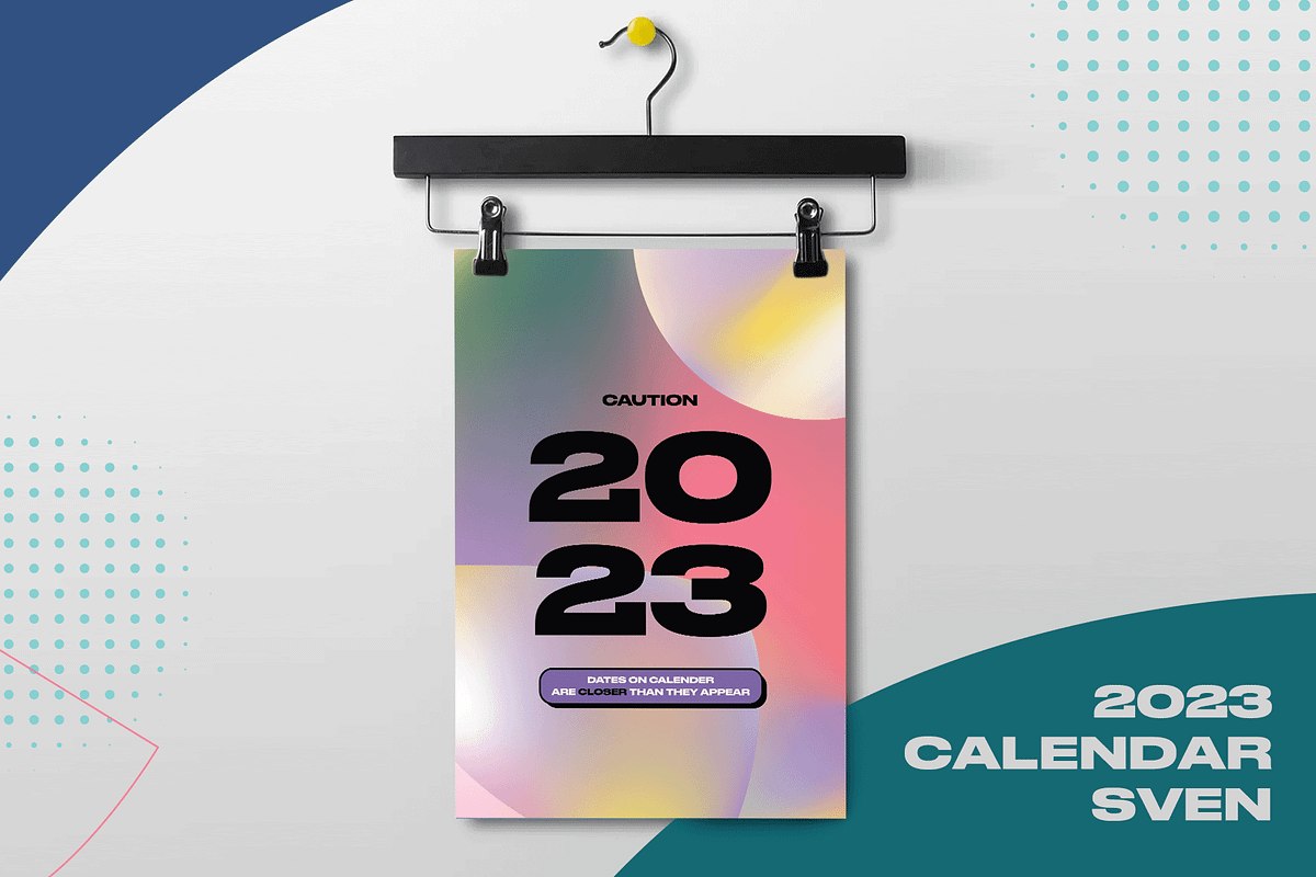 2023 Calendar | SVEN, a Stationery Template by Two Sleepy Heads Studio (Photo 3 of 4)