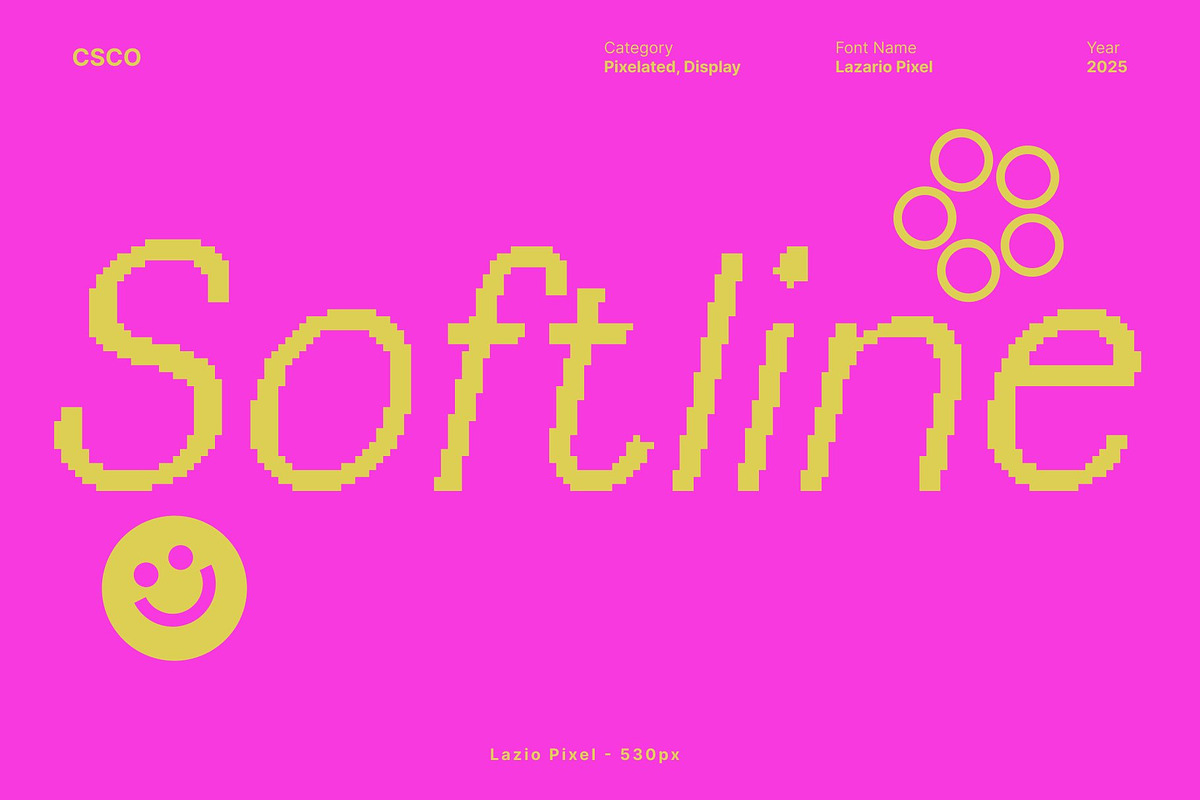 Lazario Pixel, a Sans Serif Font by Craft Supply Co. (Photo 2 of 8)