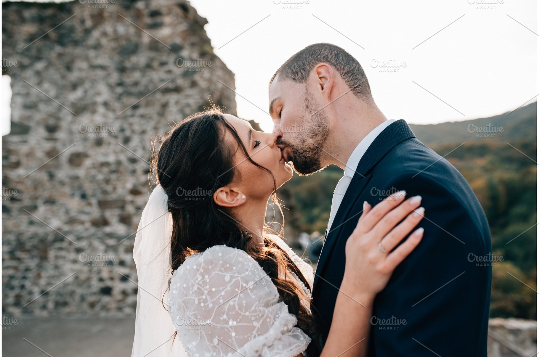 Portrait of husband kissing, a Person Photo by HalfPoint