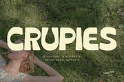 Crupies - Retro Bold Font, a Sans Serif Font by Dikas Studio (Thumbnail 1 of 12)