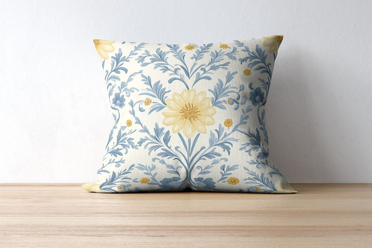 12 Cornflower Bloom Seamless Pattern, a Pattern Graphic by Inknfolly (Photo 7 of 7)