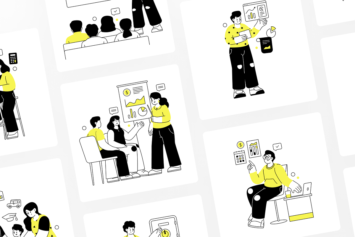 Fintechy - Fintech Illustrations Set, a Finance Illustration by Illustraly Design (Photo 7 of 8)