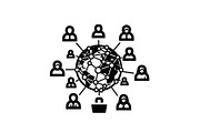 Remote Team Work Silhouettes Bundle, a Graphic by musafir_fashion (Thumbnail 11 of 14)